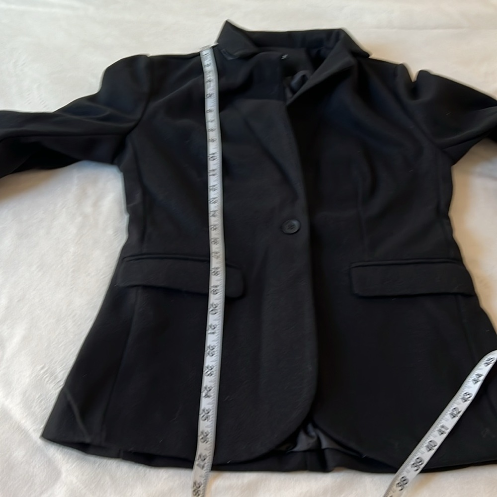 Single Button Wool-Like Blazer Size Medium - image 3